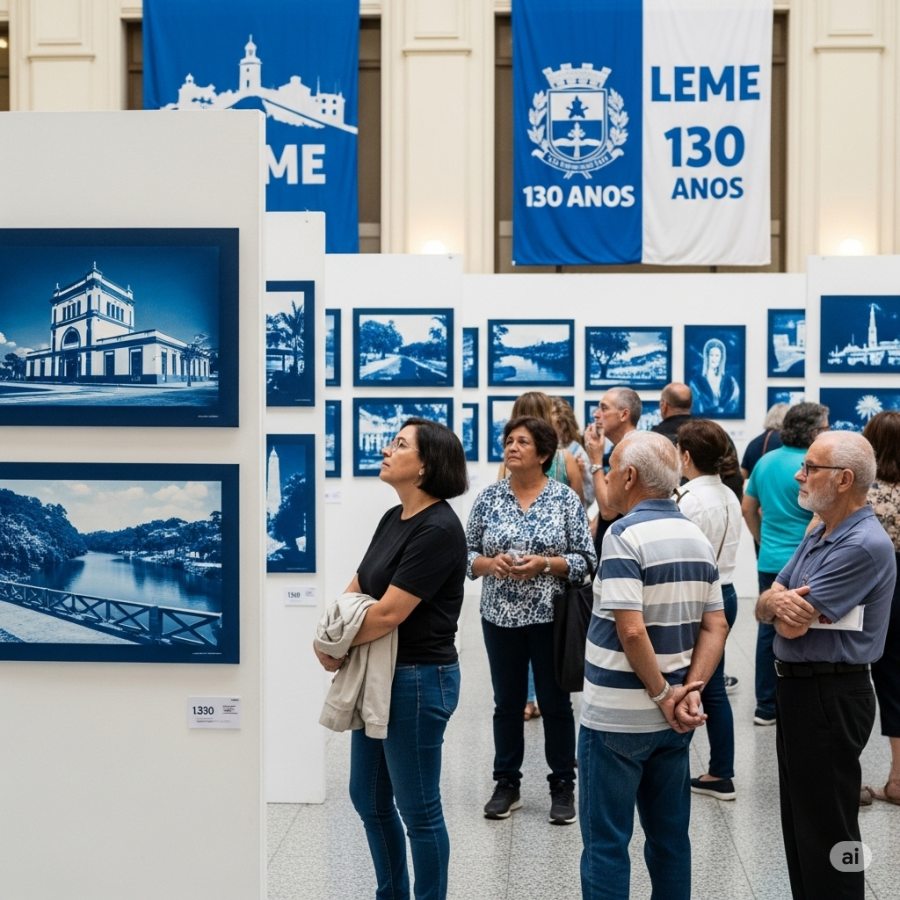 Exposição “Impressão Gráfica Leme em Cianotipia”: Arte que conta 130 anos de história