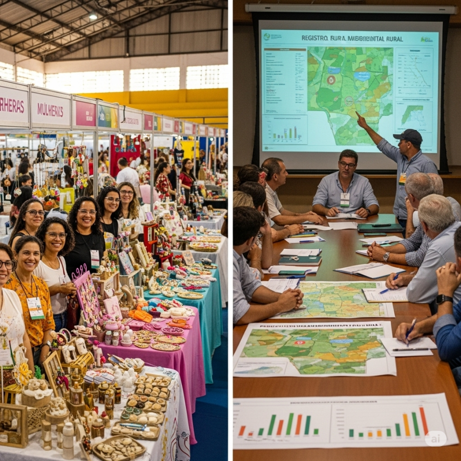 Feira da Mulher Empreendedora e Encontro Rural impulsionam economia criativa e sustentável