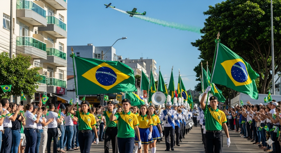 Leme celebra 203 anos da Independência Nacional com desfile cívico