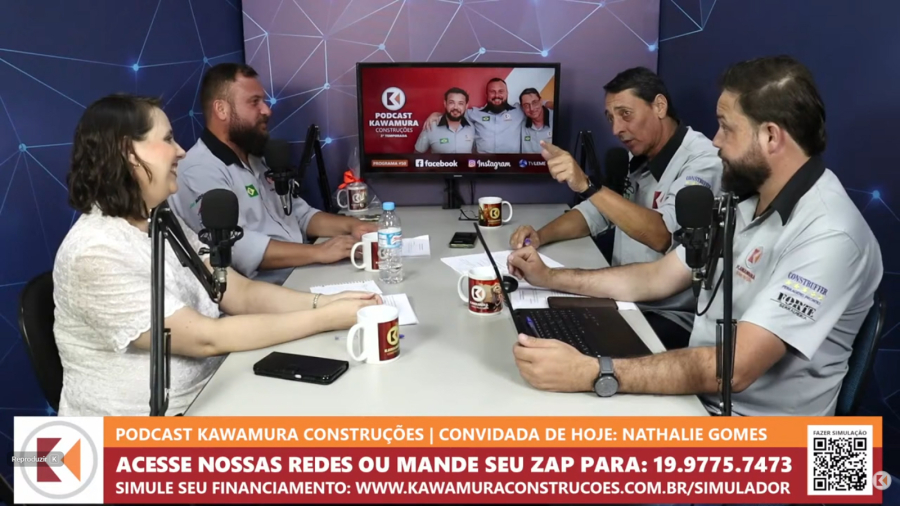 Podcast Kawamura Construções encerra segunda temporada com 51 episódios e consolida sucesso regional