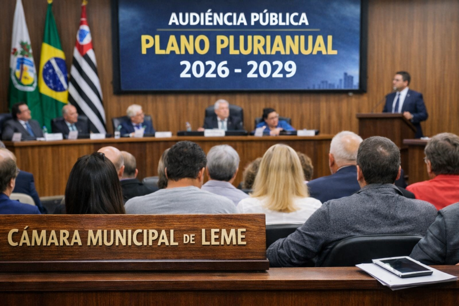 Leme discute planejamento para os próximos 4 anos em audiência pública na Câmara Municipal